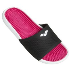 Klapki na basen dla dorosłych Arena Marco X Grip Hook. Białe klapki Arena, bez wzorów, sportowe, bez obcasa, bez zapięcia. Za 82.99 zł.