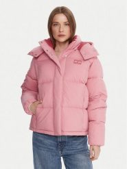 Tommy Jeans Kurtka puchowa Alaska DW0DW21623 Różowy Relaxed Fit. Czerwone kurtki Tommy Jeans, l, bez wzorów, z jeansu, bez kaptura. Za 879.99 zł.