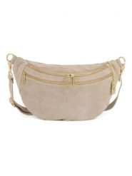 Anna Morellini Skórzana saszetka "Iolanda" w kolorze beżowym - 36 x 22 x 12 cm rozmiar: onesize. Brązowe nerki i saszetki Anna Morellini, bez wzorów, z materiału, sportowe, bez dodatków. Za 260.99 zł.