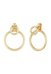 Elli Damskie kolczyki sztyfty okrągłe Geo Trend w srebrze próby 925 Sterling Silver Kolczyki 1 ct. Szare kolczyki Elli, srebrne. Za 293.99 zł.