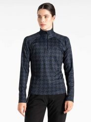 Dare 2b Koszulka funkcyjna "Divulge Core Stretch" w kolorze granatowo-czarnym rozmiar: 40. Czarne t-shirty sportowe Dare 2b, bez wzorów, z materiału, bez ramiączek, outdoorowe. Za 96.83 zł.