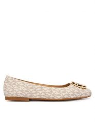 MICHAEL Michael Kors Baleriny Milan Flex Ballet 40F5MLFP1B Écru. Baleriny MICHAEL Michael Kors, bez wzorów, ze skóry, bez obcasa, bez zapięcia. Za 659.99 zł.