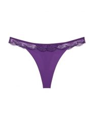 Triumph Stringi - Comfort Glam Kobiety Sztuczne włókno lila, 40. Stringi Triumph, bez wzorów, z koronki. Za 69.95 zł.