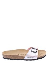 BACKSUN Klapki w kolorze jasnoróżowym rozmiar: 41. Różowe klapki Backsun, bez wzorów, klasyczne, z otwartym noskiem, bez obcasa, bez zapięcia. Za 117.99 zł.