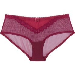 Figi "panty" bonprix ciemnoczerwony. Bokserki damskie marki bonprix. Za 12.99 zł.