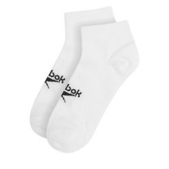 Skarpety krótkie Reebok. Białe skarpetki Reebok, bez wzorów. Za 26.99 zł.