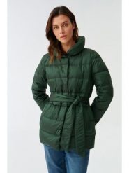 TATUUM Kurtka puchowa w kolorze ciemnozielonym rozmiar: 38. Zielone kurtki Tatuum, bez wzorów, z puchu, bez kaptura. Za 384.71 zł.