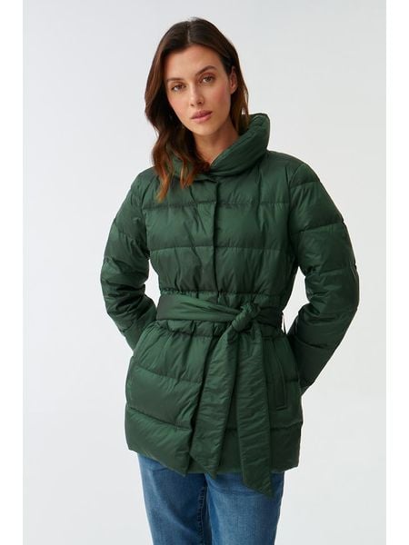 TATUUM Kurtka puchowa w kolorze ciemnozielonym rozmiar: 38. Zielone kurtki Tatuum, bez wzorów, z puchu, bez kaptura. Za 384.71 zł.