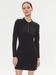 Tommy Hilfiger Sukienka codzienna 1985 WW0WW39794 Granatowy Slim Fit. Niebieskie sukienki Tommy Hilfiger, na co dzień, l, bez wzorów, z bawełny, bez kołnierzyka, bez ramiączek, proste. Za 339.99 zł.