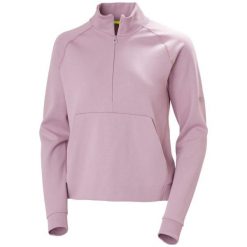 Bluza damska 1/2 zip Helly Hansen HP Tech. Fioletowe bluzy bez kaptura Helly Hansen, bez wzorów, bez kaptura, żeglarskie. Za 425.50 zł.