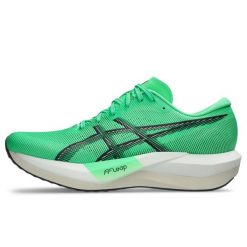 Buty Do Biegania Asics Magic Speed 5 Dorosłych. Zielone buty do biegania ASICS, bez wzorów, z gumy, bez zapięcia, do biegania. Za 830.30 zł.