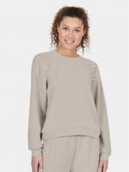 Athlecia Bluza Jillnana W Balloon Sleeve Sweat EA223322 Szary Regular Fit. Szare bluzy bez kaptura Athlecia, bez wzorów, z syntetyku, bez kaptura, na jogę i pilates. Za 119.99 zł.