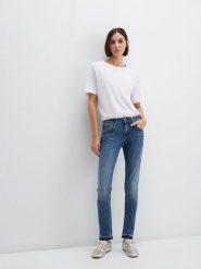 MAVI Dżinsy - Slim fit - w kolorze niebieskim rozmiar: W32/L32. Niebieskie jeansy Mavi, l, bez wzorów, klasyczne. Za 124.95 zł.