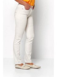 Relaxed by TONI Dżinsy - Slim fit - w kolorze białym rozmiar: W42. Białe jeansy Relaxed by TONI, bez wzorów, klasyczne, z podwyższonym stanem. Za 127.35 zł.