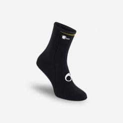 Skarpety z neoprenu 3 mm. Czarne skarpetki SUBEA, bez wzorów, z gumy. Za 89.99 zł.