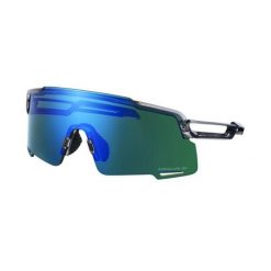Szare okulary przeciwsłoneczne Shimano CE-Equinox 5. Niebieskie okulary przeciwsłoneczne Shimano, bez wzorów. Za 540.00 zł.