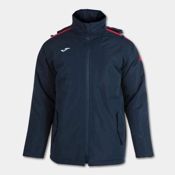 Kurtka wiatroszczelna Joma Trivor. Niebieskie kurtki Joma, bez wzorów, z polaru, z kapturem. Za 335.60 zł.