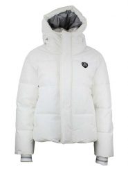 Peak Mountain Kurtka zimowa "Achloe" w kolorze kremowym rozmiar: XL. Brązowe kurtki Peak Mountain, na zimę, m, bez wzorów, z puchu, bez kaptura. Za 520.90 zł.