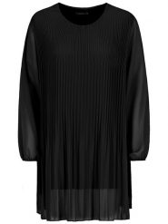 Sublevel Sukienka w kolorze czarnym rozmiar: M/L. Czarne sukienki Sublevel, l, bez wzorów, bez kołnierzyka, bez ramiączek, midi. Za 52.67 zł.