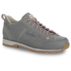 Buty trekkingowe damskie Dolomite Cinquantaquattro Low EVO. Szare buty trekkingowe Dolomite, z materiału, bez zapięcia. W wyprzedaży za 260.00 zł.