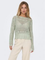 JDY Sweter Sun Lay 15287384 Zielony Regular Fit. Zielone swetry JDY, xs, bez wzorów, z syntetyku, bez ramiączek. Za 129.99 zł.