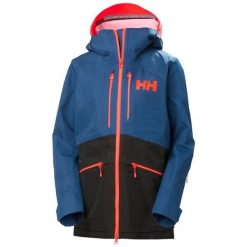 Damska kurtka narciarska Helly Hansen Elevation Infinity 3.0. Niebieskie kurtki narciarskie Helly Hansen, bez wzorów, bez kaptura, narciarskie. Za 2,456.50 zł.