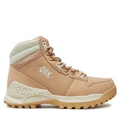 Trapery Dorko. Brązowe traperki Dorko, bez wzorów, bez obcasa, bez zapięcia. Za 279.99 zł.
