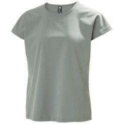 Letnia koszulka damska Helly Hansen Thalia. Zielone t-shirty sportowe Helly Hansen, bez wzorów, bez ramiączek. Za 224.00 zł.