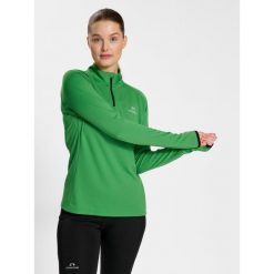 Bluza damska 1/2 zip z długim rękawem Newline Phoenix. Zielone bluzy Newline, xs, bez wzorów, bez ramiączek, bez kaptura. Za 200.50 zł.