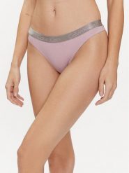 Calvin Klein Underwear Stringi 000QD3539E Fioletowy. Fioletowe stringi Calvin Klein Underwear, bez wzorów, z bawełny. Za 39.99 zł.