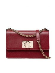 Furla Torebka 1927 BAFKACO-ARE000-CGQ001-1-007-20-BG-B Bordowy. Czerwone kopertówki Furla, bez wzorów, ze skóry, wizytowe, bez dodatków. Za 1,619.00 zł.
