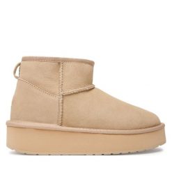 Śniegowce EMU Australia. Brązowe śniegowce Emu Australia, bez wzorów, bez zapięcia. Za 579.99 zł.