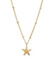 Elli Naszyjnik z zawieszką Damski zawieszka rozgwiazda Łańcuszek kulkowy 925 Sterling Silver Letni / Plażowy 38 cm Naszyjniki 1 ct. Szare naszyjniki Elli, z materiału, srebrne. Za 233.99 zł.