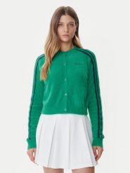 Adidas Kardigan Fluffy JW5177 Zielony Regular Fit. Zielone swetry adidas, l, bez wzorów, z syntetyku, bez ramiączek. Za 309.99 zł.