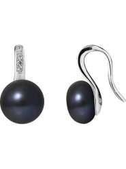 Pearl Addict Srebrne kolczyki z perłami rozmiar: onesize. Czarne kolczyki Pearl Addict, z perłą, srebrne. Za 362.71 zł.