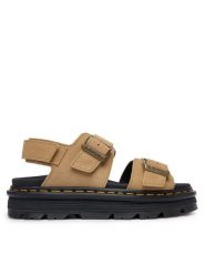 Dr. Martens Sandały Zebzag Sandals DM42689200 Brązowy jasny. Brązowe sandały Dr Martens, bez wzorów, ze skóry, bez obcasa, na płaskiej podeszwie, bez zapięcia. Za 543.99 zł.