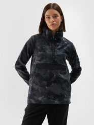 4F Polar ze stójką oversize damski - multikolor XL. Bluzy z polaru 4f, na zimę, s, bez wzorów, z dzianiny, snowboardowy. W wyprzedaży za 139.99 zł.
