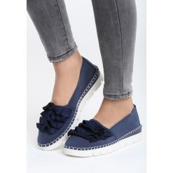 Niebieskie Mokasyny Comeback. Espadryle marki Born2be. Za 59.99 zł.