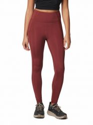 Columbia Legginsy sportowe "Boundless Trek™" w kolorze czerwonym rozmiar: XL. Czerwone legginsy Columbia, xl, bez wzorów, z materiału, outdoorowe. Za 110.29 zł.