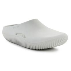 Klapki Crocs Mellow Recovery Clog 208493-1LM białe. Białe klapki bez wzorów, sportowe, bez obcasa, bez zapięcia. Za 380.97 zł.