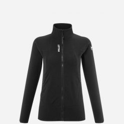 Bluza polarowa damska MILLET W K Lightgrid Jkt Czarny. Czarne bluzy z kapturem Millet, xl, bez wzorów, z materiału, bez kaptura, wspinaczkowe. Za 319.00 zł.