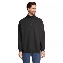 Bluza 1/4 z zamkiem na stójce Sol's Conrad. Niebieskie bluzy bez kaptura SOL'S, s, bez wzorów, z bawełny, bez kaptura. Za 138.25 zł.