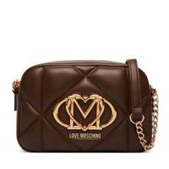 Torebka LOVE MOSCHINO. Brązowe listonoszki Love Moschino, bez wzorów, bez dodatków. Za 879.99 zł.