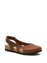 Comfortfusse Skórzane baleriny w kolorze jasnobrązowym rozmiar: 40. Brązowe baleriny Comfortfüße, bez wzorów, ze skóry, bez obcasa, bez zapięcia. Za 222.70 zł.