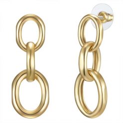 Lulu & Jane Stop metali Kolczyki 1 ct Damski. Żółte kolczyki Lulu & Jane, pozłacane. Za 359.99 zł.