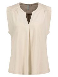 Eight2Nine Bluzka w kolorze beżowym rozmiar: M. Brązowe bluzki Eight2Nine, m, bez wzorów, bez kołnierzyka, bez ramiączek. Za 43.99 zł.