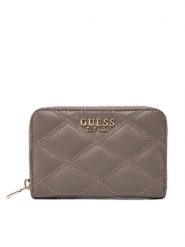 Guess Duży Portfel Damski SWQG96 32140 Brązowy. Brązowe portfele Guess, z aplikacjami, ze skóry. Za 189.99 zł.