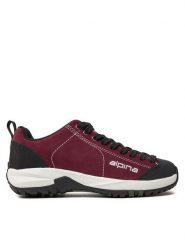 Alpina Trekkingi Diamond 636H-3 Bordowy. Czerwone buty trekkingowe Alpina, ze skóry, bez zapięcia. Za 279.99 zł.