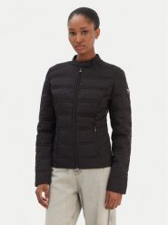 Guess Kurtka przejściowa W6RL02 WJ492 Czarny Regular Fit. Czarne kurtki Guess, xs, z aplikacjami, z syntetyku, bez kaptura. Za 699.99 zł.