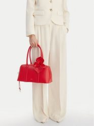 GINO ROSSI Torebka C-LDA8017A Czerwony. Czerwone torebki klasyczne Gino Rossi, bez wzorów, z materiału, bez dodatków. Za 249.99 zł.